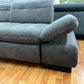 Sofa Couch + Bettfunktion + Rückentiefen verstellbar + Kopfteile verstellbar