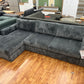 Sofa Couch wohnlandschaft + Cord Teddy Stoff + Kissen