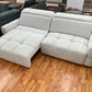 Sofa Couch + Elektrisch Sitztiefen verstellbar L-Form möglich