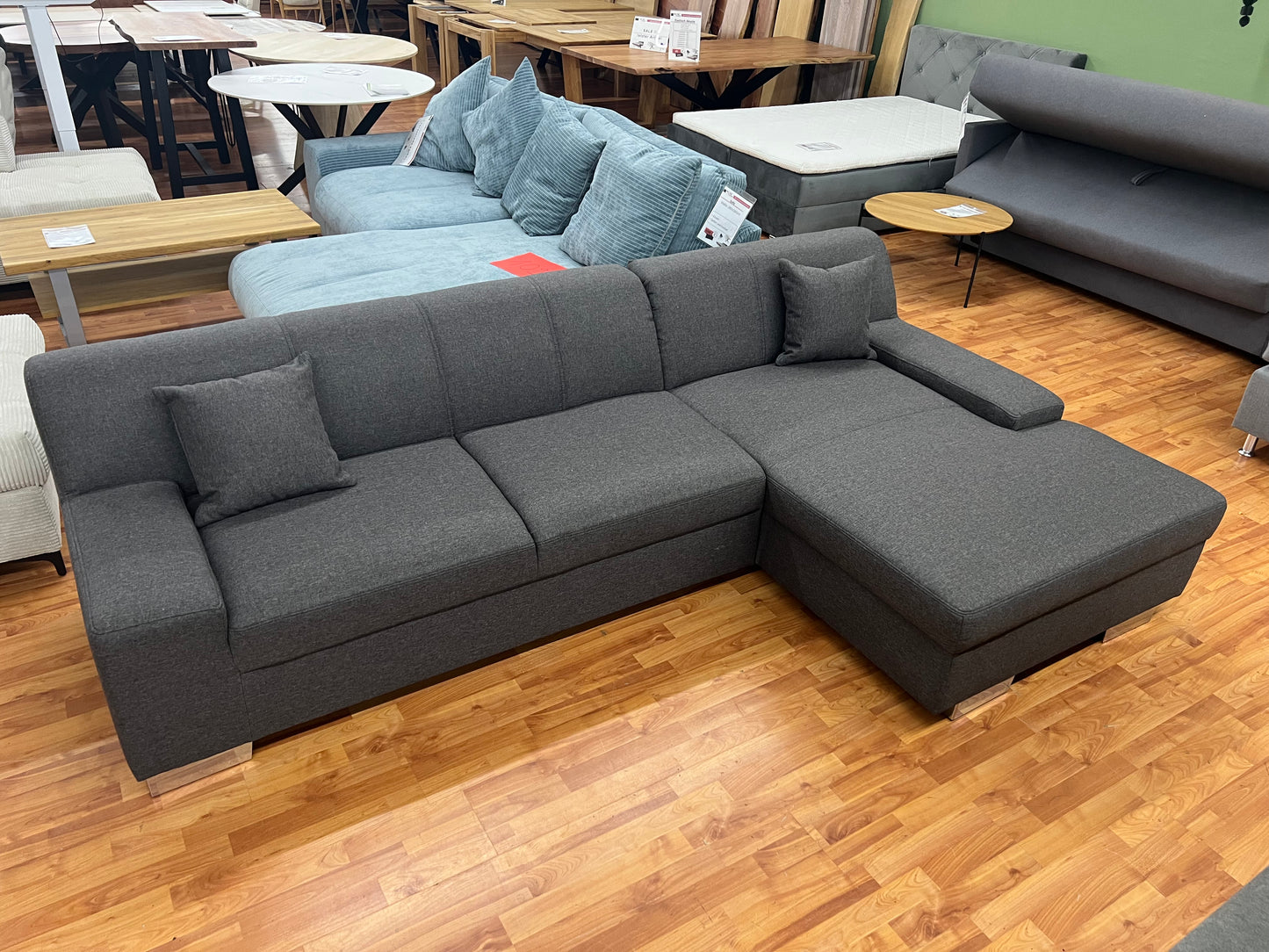 Sofa Couch Wohnlandschaft + Kissen