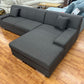 Sofa Couch Wohnlandschaft + Kissen
