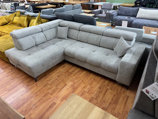 Couch Sofa Wohnlandschaft +USB +elektr. Sitztiefenverstellung +Kopfstützenverstellung +Stauraum +Rückenlehnenverstellung