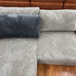 Sofa Couch Wohnlandschaft +Teddy-Cord +Kissen +Grau oder Beige