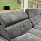 Sofa Couch + Bettfunktion + Stauraum + Kopfteile verstellbar