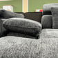 Sofa Couch + Bettfunktion + Stauraum + Kopfteile verstellbar