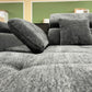 Sofa Couch + Bettfunktion + Stauraum + Kopfteile verstellbar