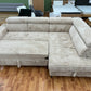 Sofa Couch + Bettfunktion  + Stauraum  + Kopfteile verstellbar  + Armlehne verstellbar  + Kissen + Sofort Abholbereit oder lieferbar