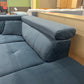 Sofa Couch + Bettfunktion  + Stauraum  + Kopfteile verstellbar  + Armlehne verstellbar + Kissen