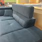 Sofa Couch + Bettfunktion  + Stauraum  + Kopfteile verstellbar  + Armlehne verstellbar + Kissen