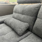 Wohnlandschaft Couch Sofa Maße: 257 x 208cm  + Bettfunktion  + Stauraum  + Kopfteile verstellbar  + Armlehne verstellbar  + Kissen
