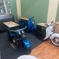 Theke Motorrad Bar +Massivholz Platte +Metallrahmen