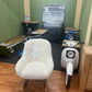 Theke Motorrad Bar +Massivholz Platte +Metallrahmen