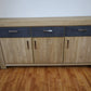 Sideboard Kommode Vitrine + Front Massivholz + Schublade