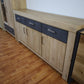Sideboard Kommode Vitrine + Front Massivholz + Schublade