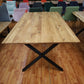Esstisch Tisch+ Massivholz Eiche+ Schweizer Kante 220x100cm