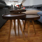 Beistelltisch Couchtisch Tisch + 3er Set + Gestell Massivholz