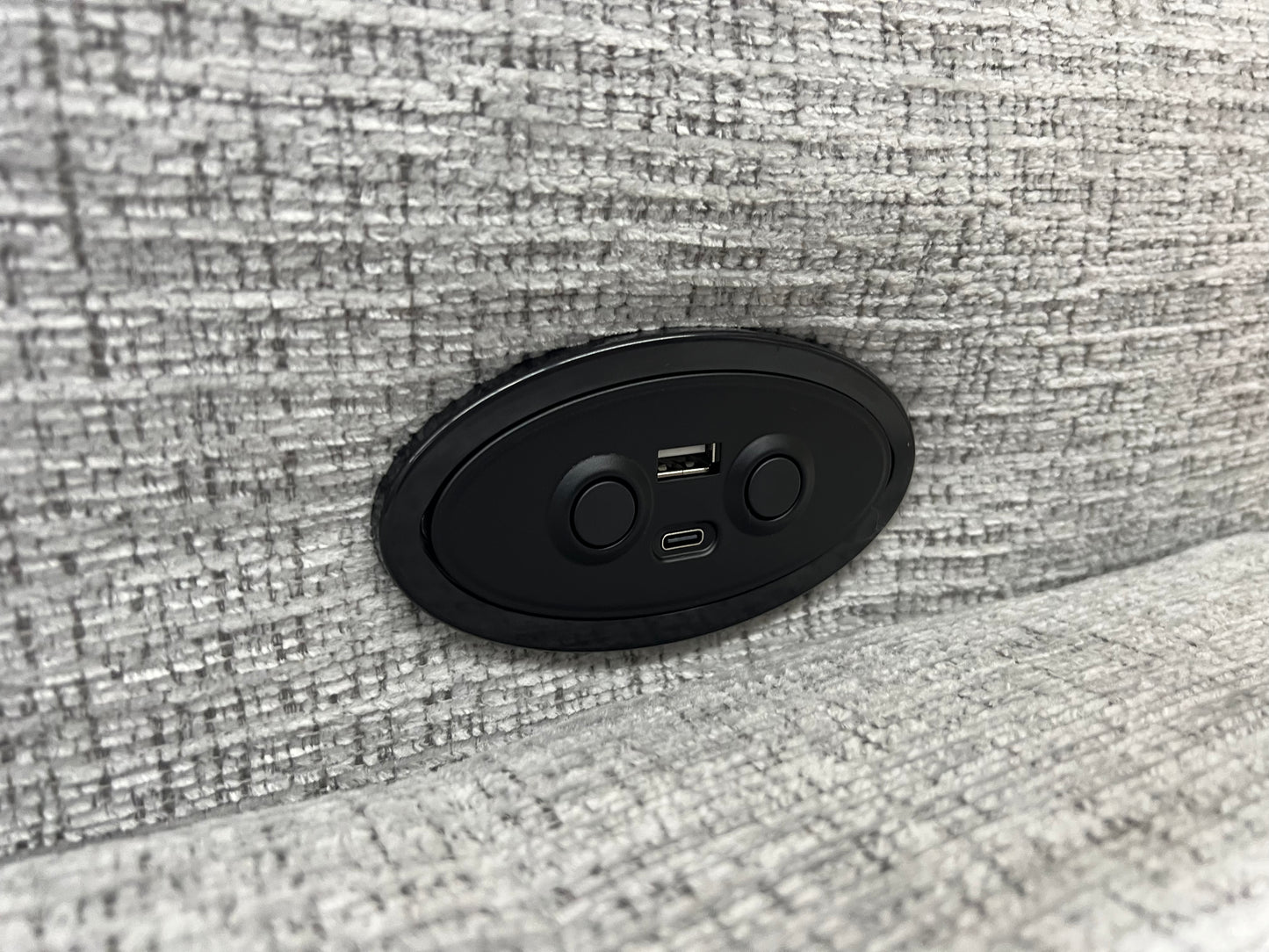 Sofa Couch + Elektrische Sitztiefe + Stauraum + Rückentiefen verstellbar