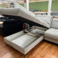 Sofa Couch + Elektrische Sitztiefe + Stauraum + Rückentiefen verstellbar