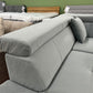 Sofa Couch Wohnlandschaft + Bettfunktion + Stauraum + Kopfteile verstellbar