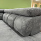 Sofa Couch Wohnlandschaft + Elektrische Sitztiefe + Kopfteile verstellbar + Cord