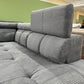 Sofa Couch Wohnlandschaft + Elektrische Sitztiefe + Kopfteile verstellbar + Cord