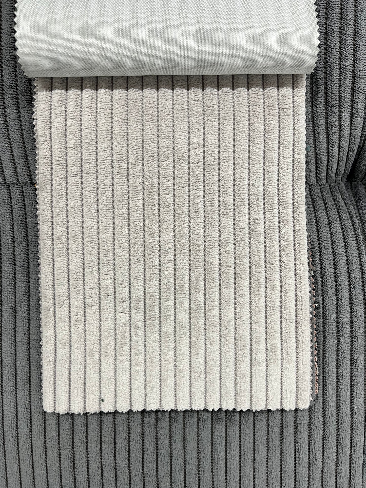 Sofa Couch Wohnlandschaft + Elektrische Sitztiefe + Kopfteile verstellbar + Cord