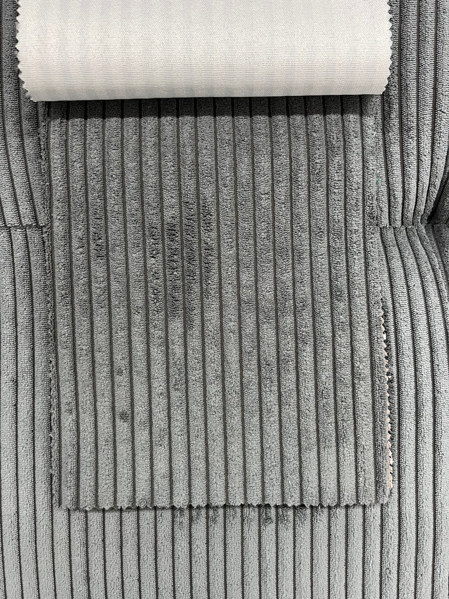 Sofa Couch Wohnlandschaft + Elektrische Sitztiefe + Kopfteile verstellbar + Cord