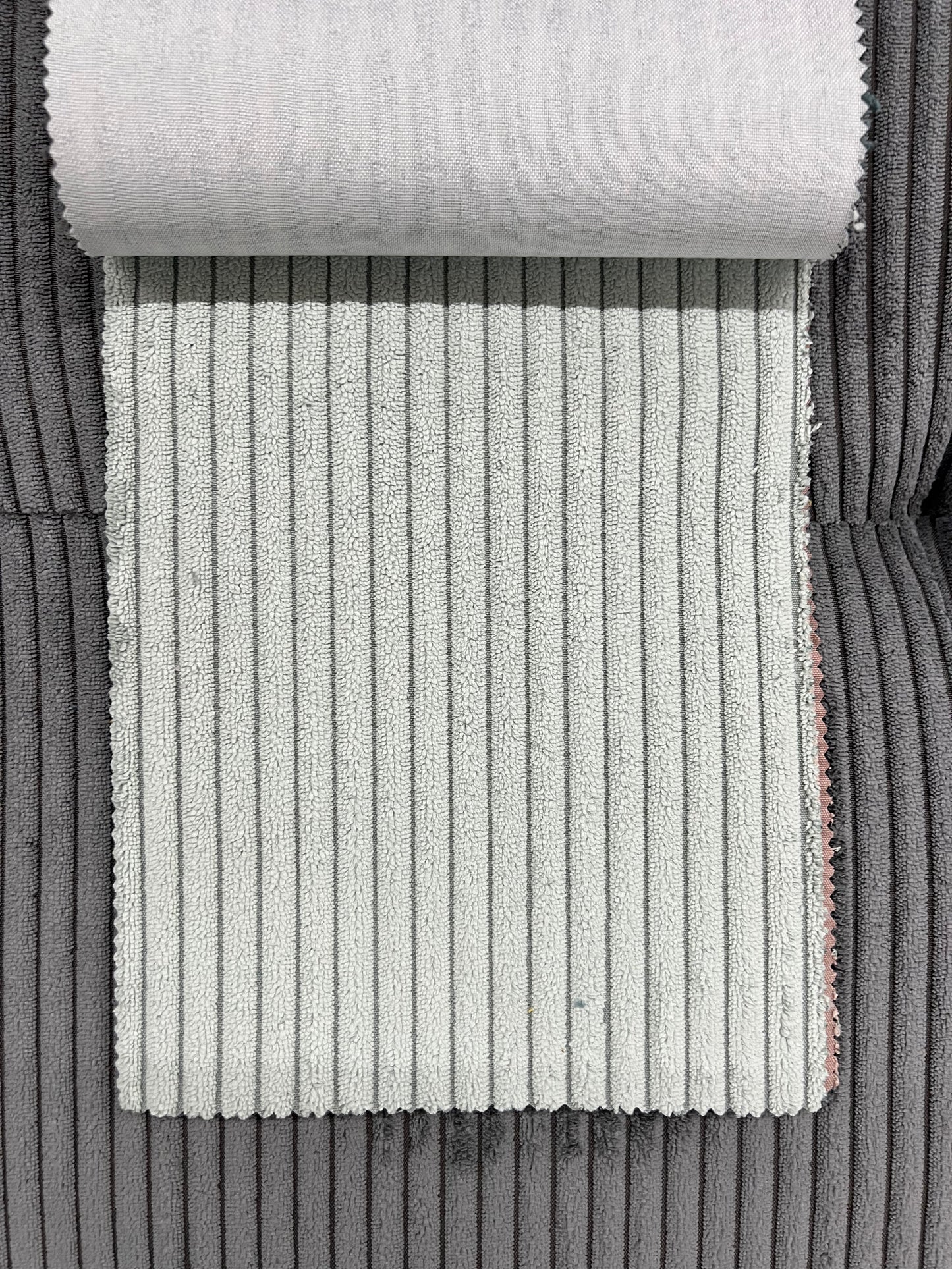 Sofa Couch Wohnlandschaft + Elektrische Sitztiefe + Kopfteile verstellbar + Cord
