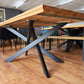 Esstisch Tisch + Massivholz Eiche + Stern Gestell  200x100cm