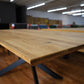 Esstisch Tisch + Massivholz Eiche + Stern Gestell  180x100cm