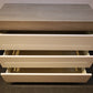 Sideboard Kommode Vitrine + Hochglanz weiß + Schubladen + Ablagefläche