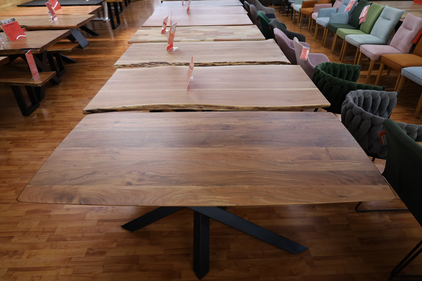Esstisch Tisch + Massivholz Akazie + VOLL HOLZ 3,5cm 240x100cm