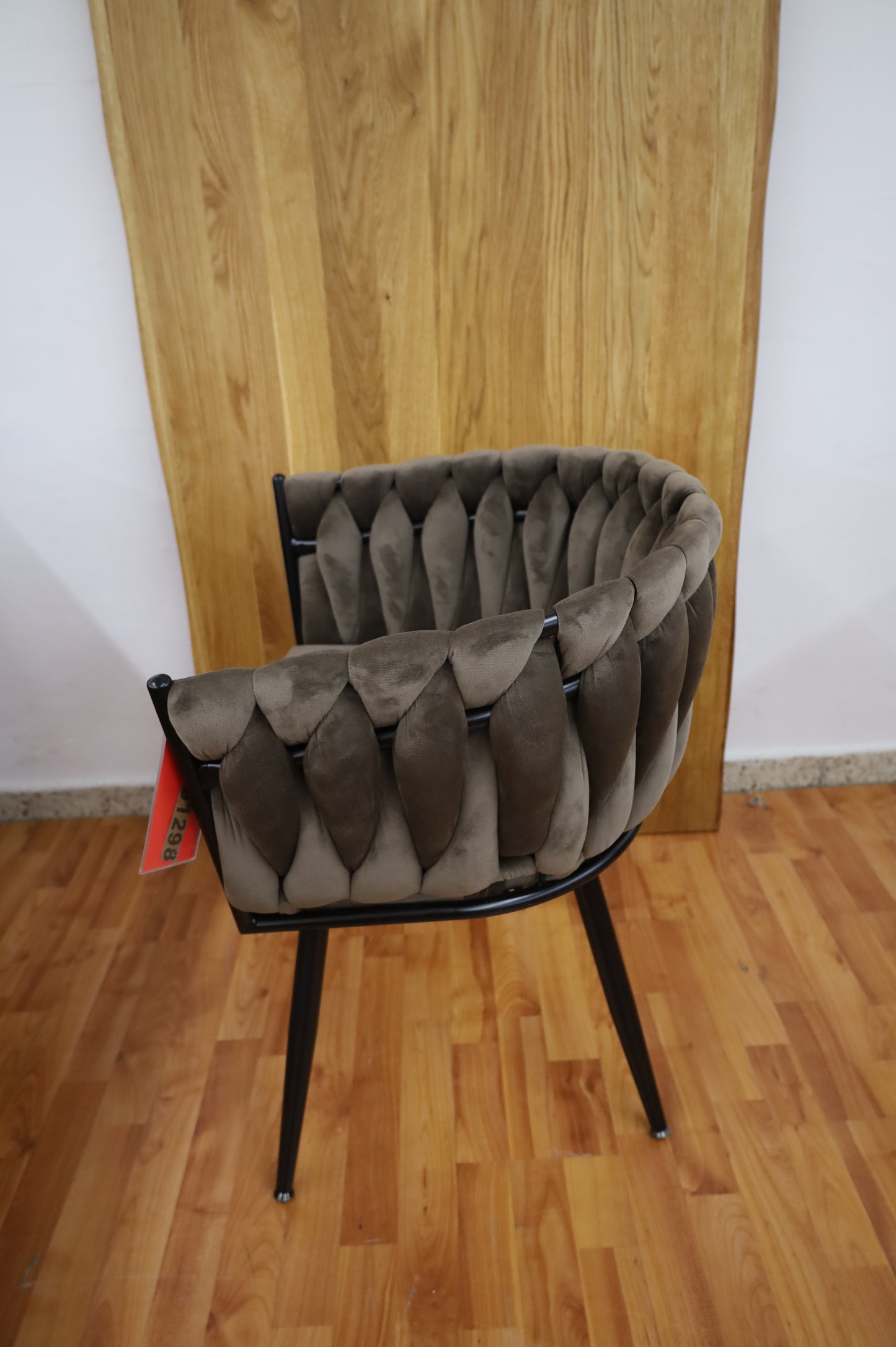 Esszimmerstuhl Stuhl + Metall Gestell + Samt Stoff + Neu auf Lager