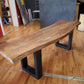 Esstisch Tisch + Massivholz Akazie +Echte Baumkante 120x90cm