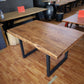 Esstisch Tisch + Massivholz Akazie +Echte Baumkante 240x100cm