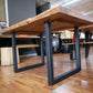 Esstisch Tisch + Massivholz Akazie +Echte Baumkante 120x90cm