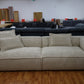 Big Sofa Couch Wohnlandschaft + Cord Stoff +Kissen + Armlehnen