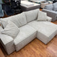 Sofa Couch Wohnlandschaft +Cord +Stauraum +Bettfunktion +Kissen