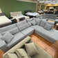 Sofa Couch Wohnlandschaft +Cord +Kissen +Nierenkissen