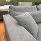 Sofa Couch Wohnlandschaft +Cord +Kissen +Nierenkissen