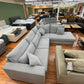 Sofa Couch Wohnlandschaft +Cord +Kissen +Nierenkissen