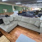 Sofa Couch Wohnlandschaft +Samt +Kissen +Nierenkissen