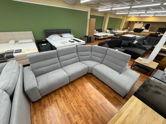 Sofa Couch Wohnlandschaft +Kopfteilverstellung +elektr. Relaxfunktion
