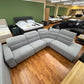 Sofa Couch Wohnlandschaft +Kopfteilverstellung +elektr. Relaxfunktion