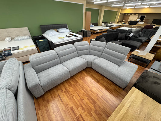 Sofa Couch Wohnlandschaft +Kopfteilverstellung +elektr. Relaxfunktion