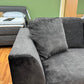 Sofa Couch Wohnlandschaft +Samt +Kissen
