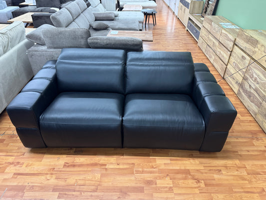Sofa Couch Wohnlandscahft +Echt Leder +elektr. Relaxfunktion +elektr. Kopfstützenverstellung