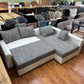 Sofa Couch Wohnlandschaft +Bettfunktion +Stauraum +Kissen