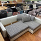 Sofa Couch Wohnlandschaft +Bettfunktion +Stauraum +Kissen