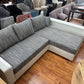 Sofa Couch Wohnlandschaft +Bettfunktion +Stauraum +Kissen
